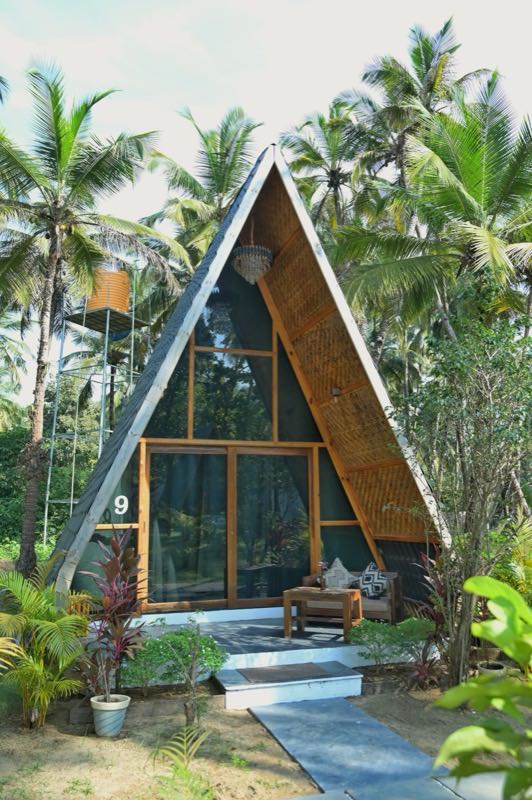 LUMA A-Frame Hut Exterior